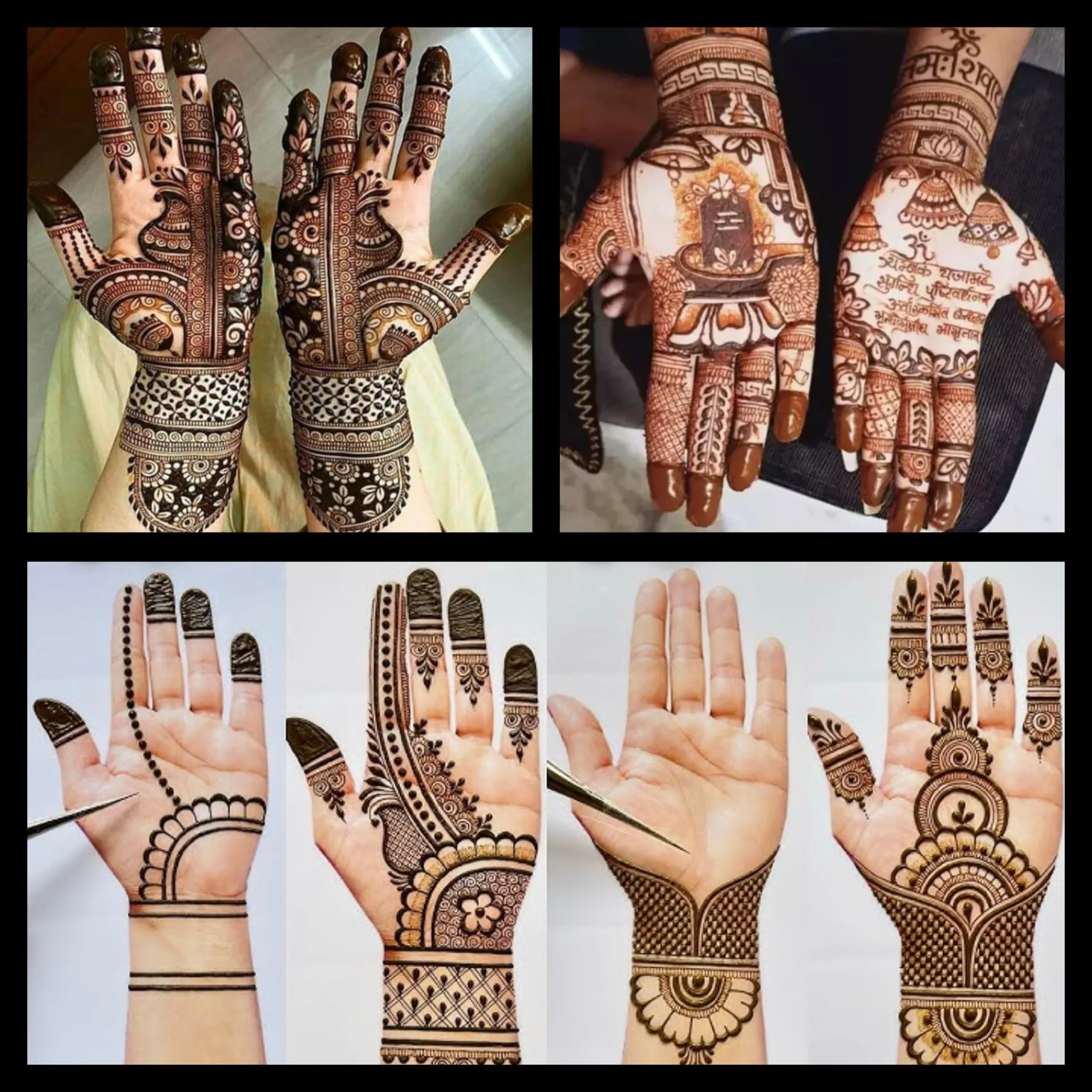 Top 13 Stylish Teej Mehndi Designs 2024 2 teej mehndi designs
